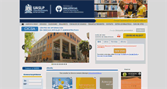 Desktop Screenshot of cicsa.uaslp.mx