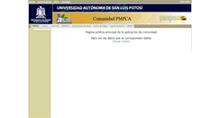 Desktop Screenshot of comunidadpmpca.uaslp.mx
