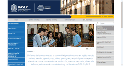 Desktop Screenshot of cidiomas.uaslp.mx