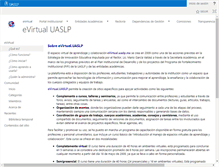 Tablet Screenshot of evirtual.uaslp.mx