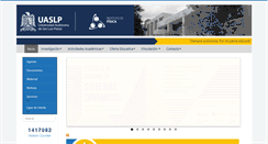 Desktop Screenshot of ifisica.uaslp.mx