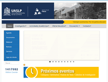Tablet Screenshot of ifisica.uaslp.mx