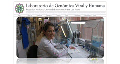 Desktop Screenshot of genomica.uaslp.mx