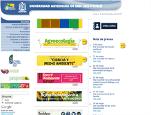 Tablet Screenshot of ambiental.uaslp.mx