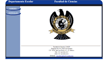 Tablet Screenshot of escolar.fciencias.uaslp.mx